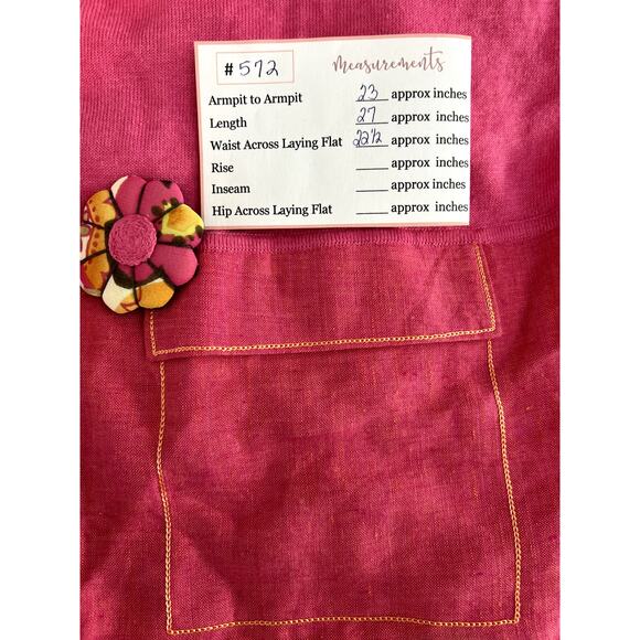 NWT Sigrid Olsen Fiesta Samba Island Flower Pink Long Sleeve Button Sweater 1X - Picture 9 of 9